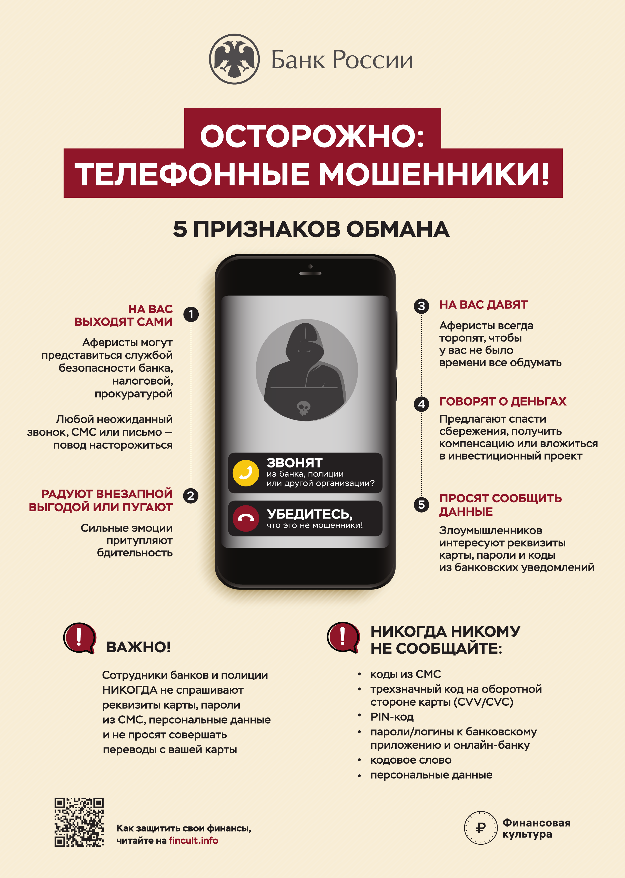 Осторожно телефонные мошенники